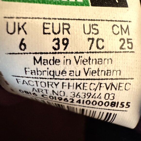 Puma Basket Suede Winetasting Sneakers Plum Burgundy Size 7 - Picture 6 of 6